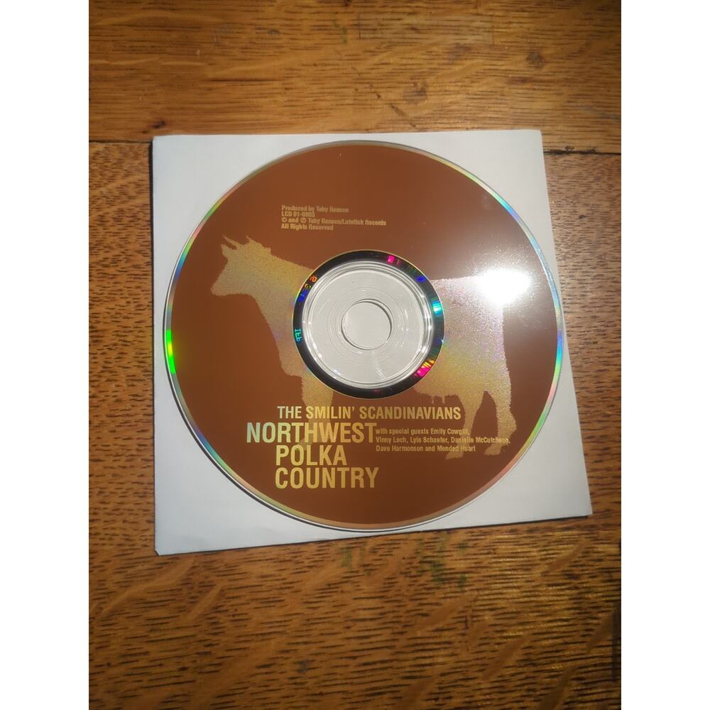 THE SMILIN' SCANDINAVIANS NORTHWEST POLKA COUNTRY Disc Only